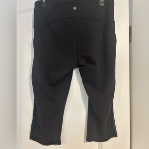 Lululemon Black Crop Leggings Size 12
